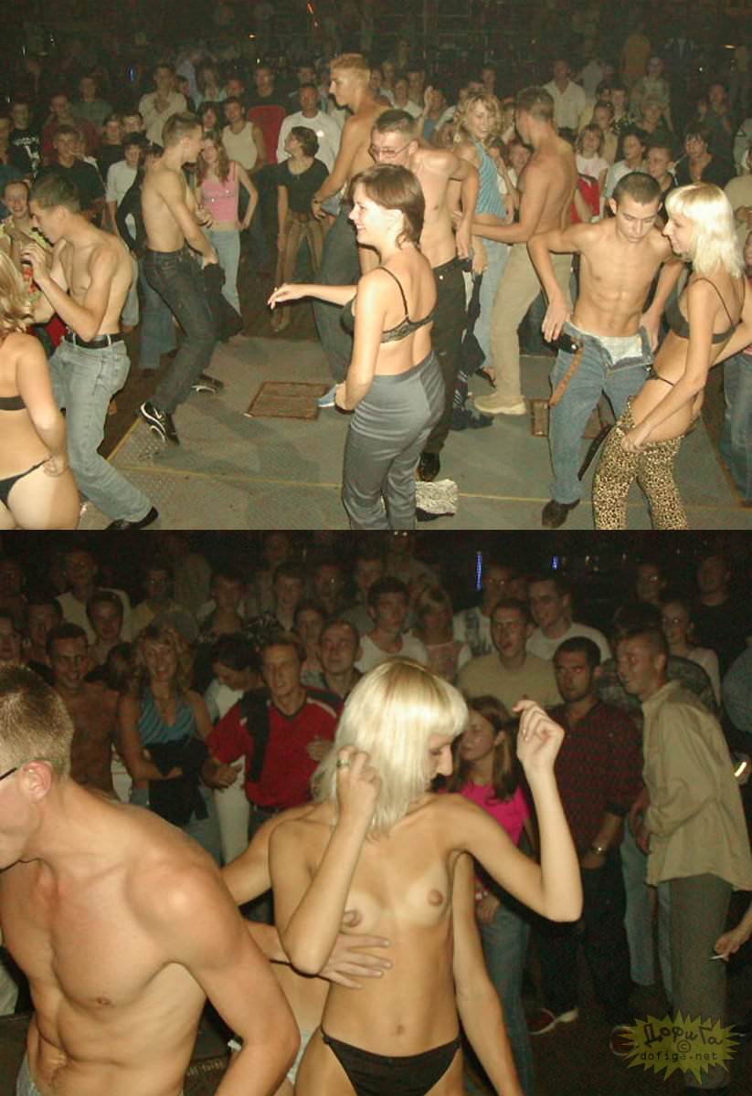 【外人】クラブでアゲアゲになり過ぎて裸になっちゃうウクライナの素人女子たちのポルノ画像 15106